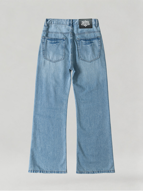 Boat & Pharos Embroidery Denim