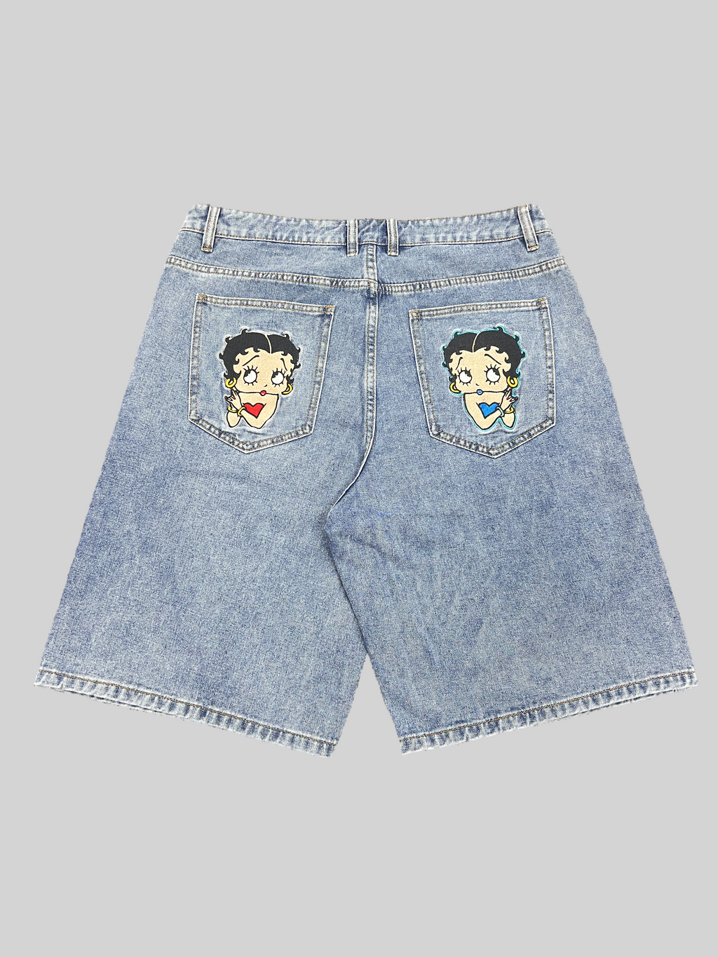 Girls Embroidery Baggy Jorts