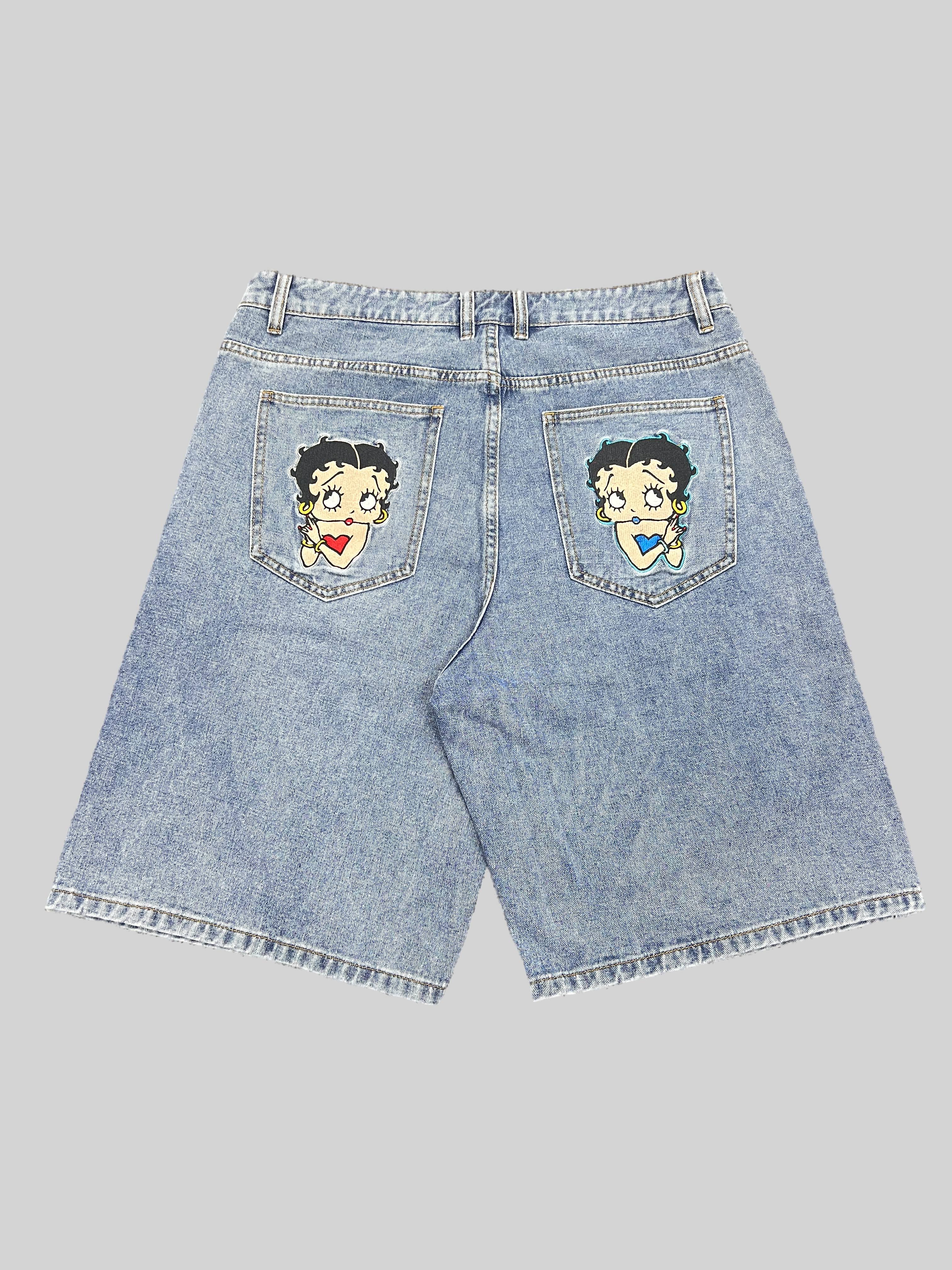 Girls Embroidery Baggy Jorts