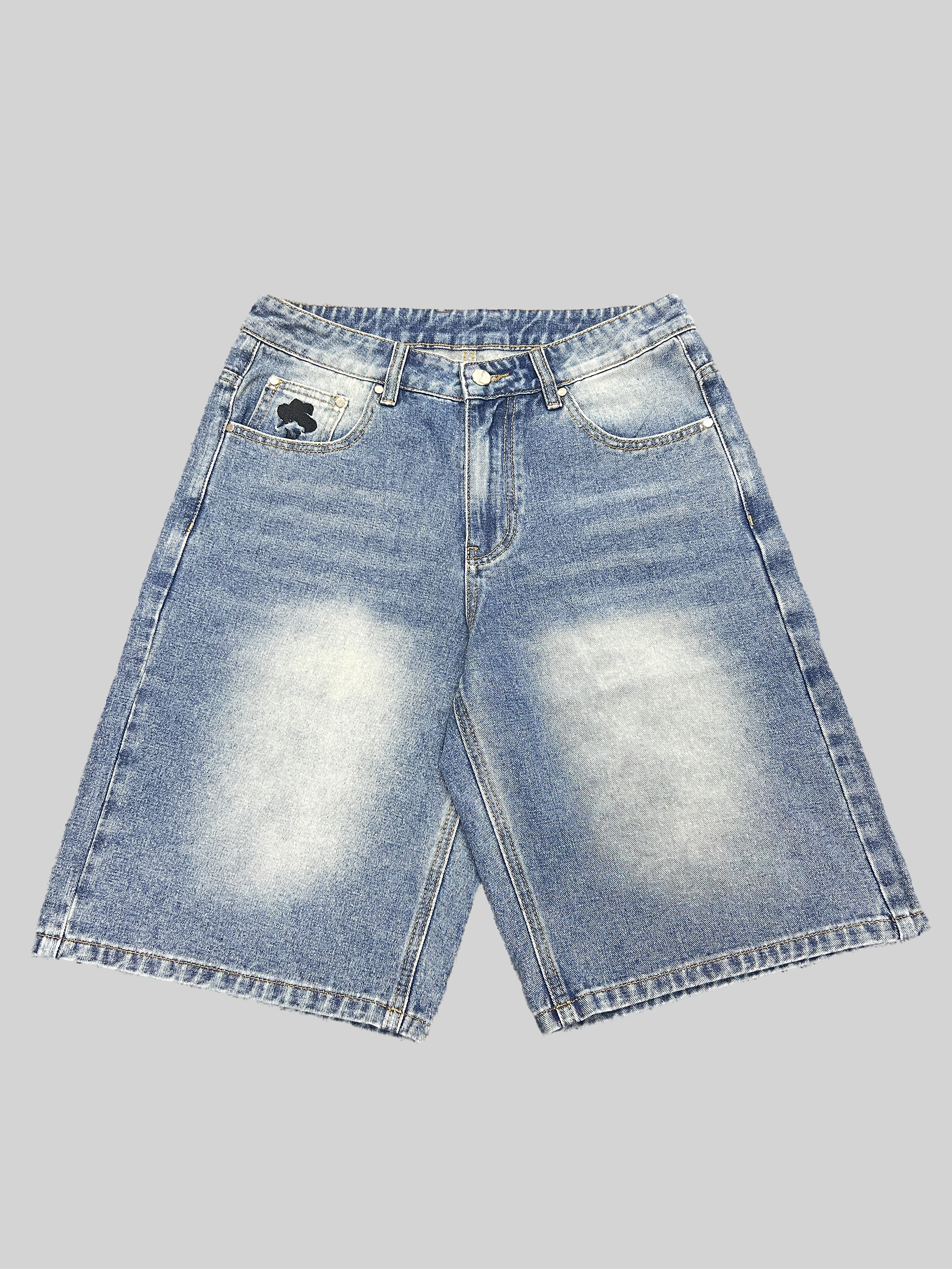 Brasil & CBF Embroidery Baggy Jorts
