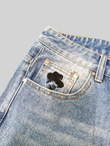 Brasil & CBF Embroidery Baggy Jorts