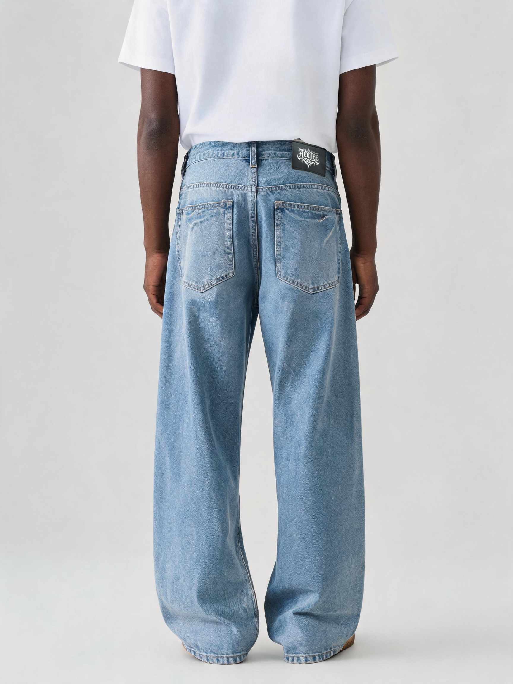 Boat & Pharos Embroidery Denim