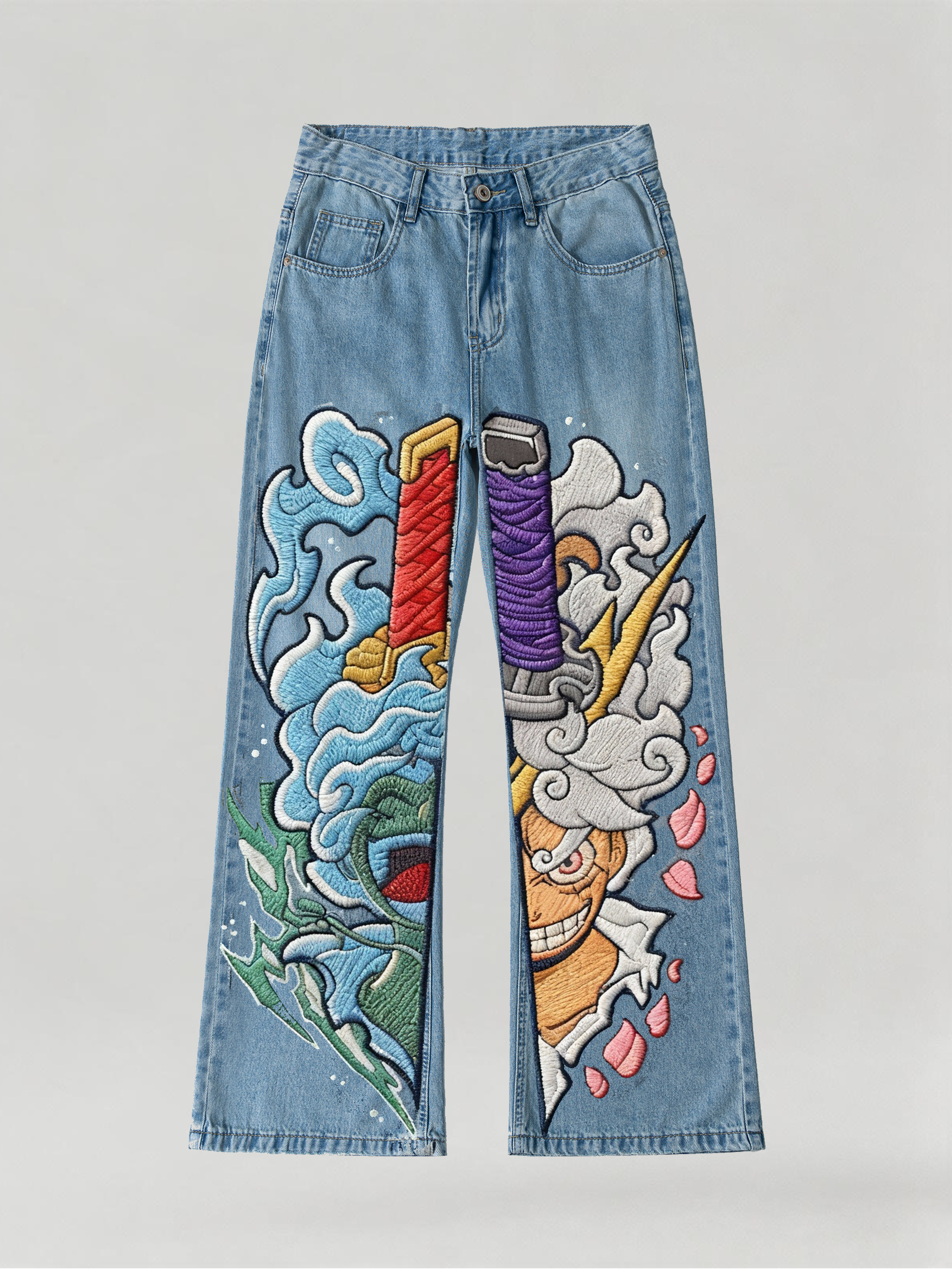 One Piece Denim Jeans
