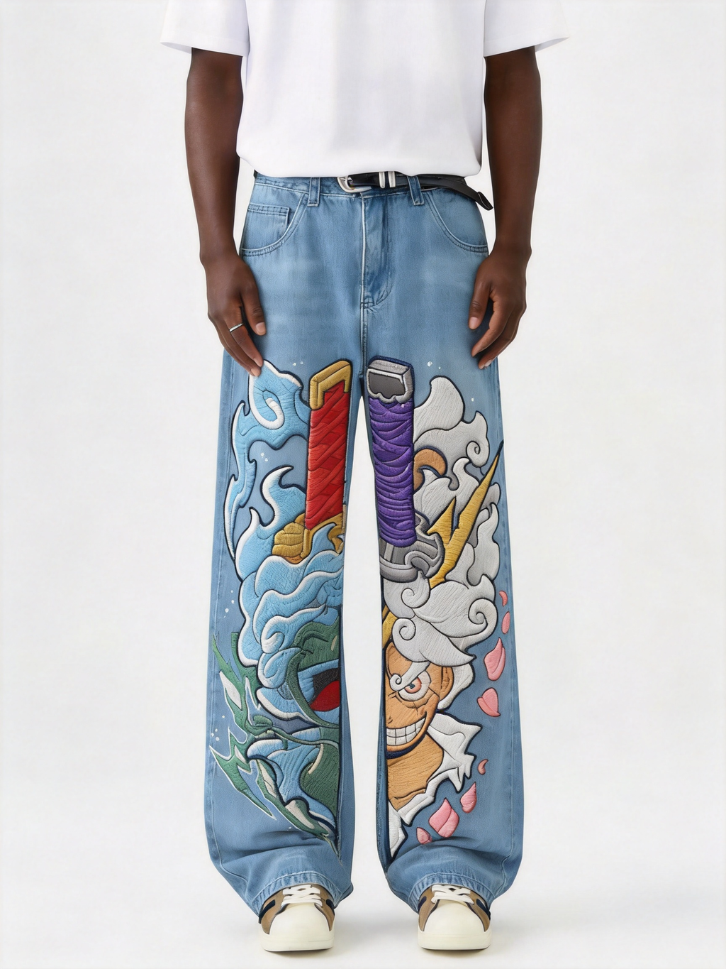 One Piece Denim Jeans