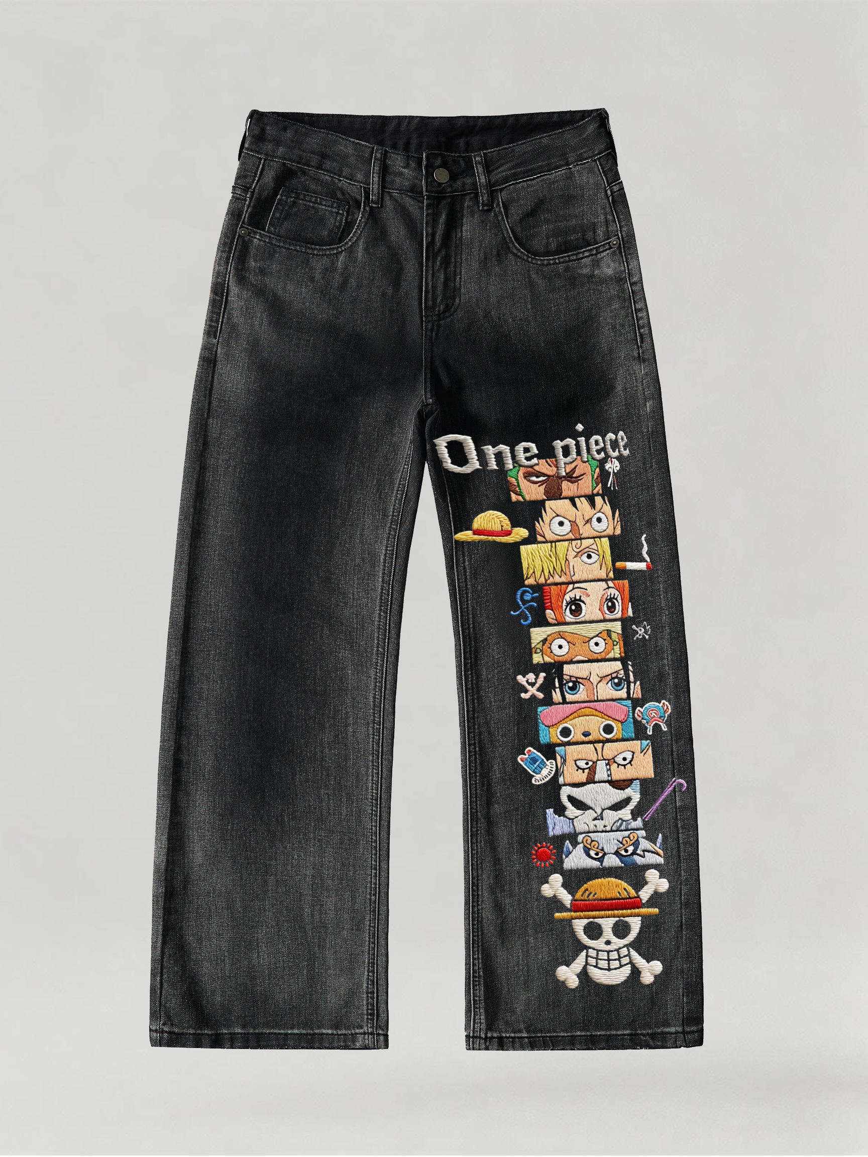 One Piece Black Jeans