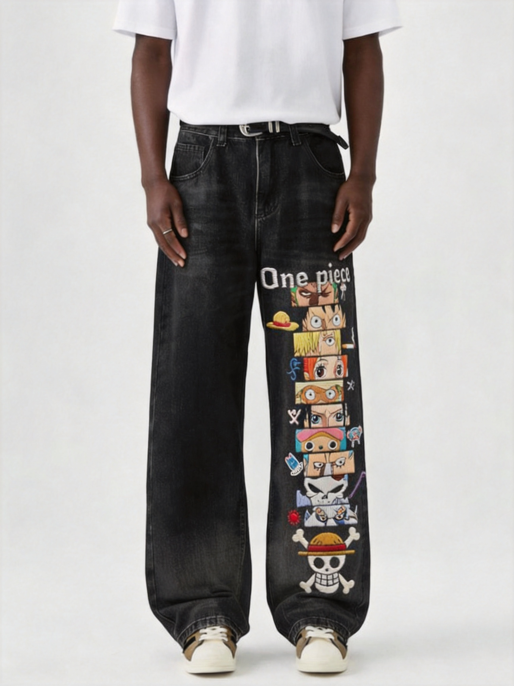 One Piece Black Jeans