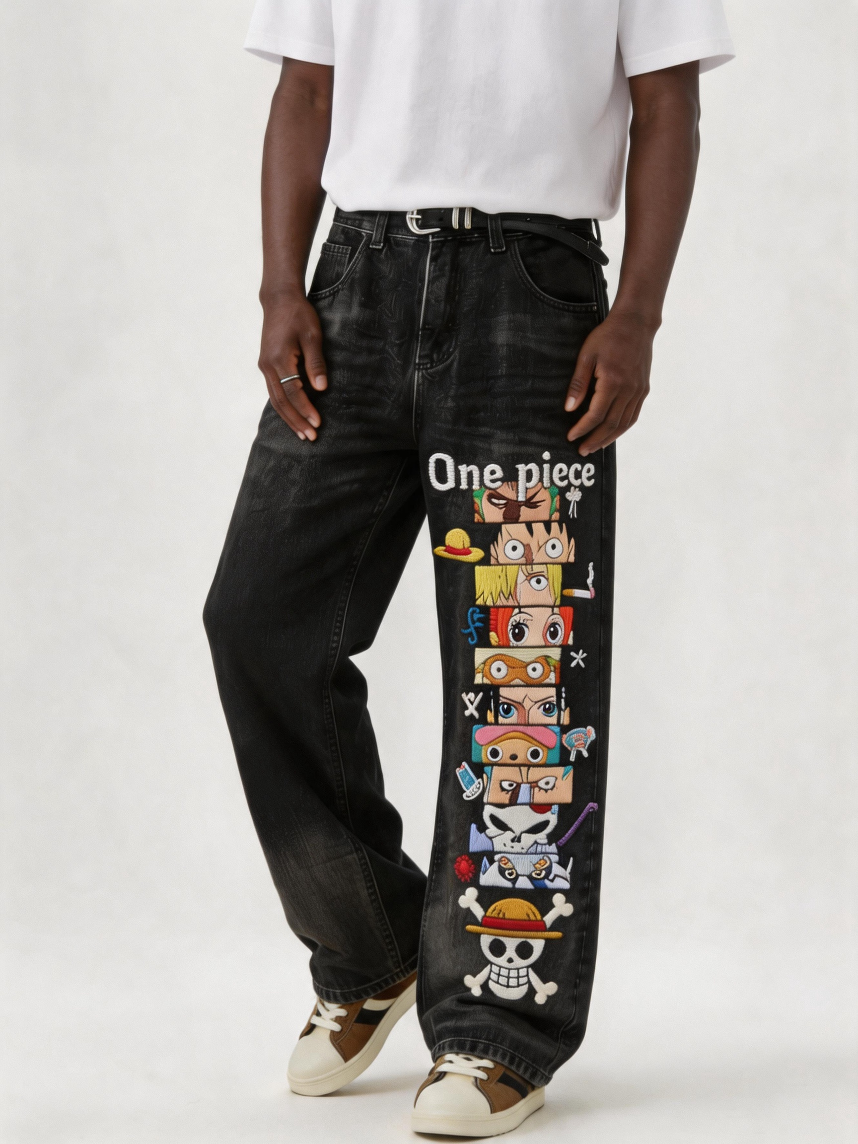 One Piece Black Jeans