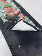 Roronoa Zoro snap-on patch Denim