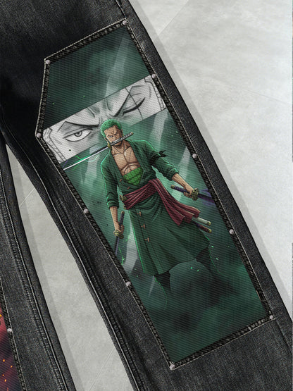 D. Luffy & Zoro Denim Jeans