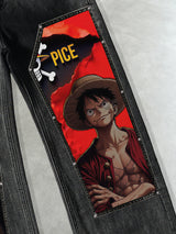 One Piece skull Swaps Jeans