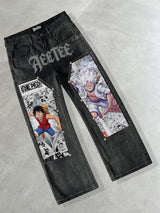 Straw hat & Gear 5 Luffy Denim Jeans