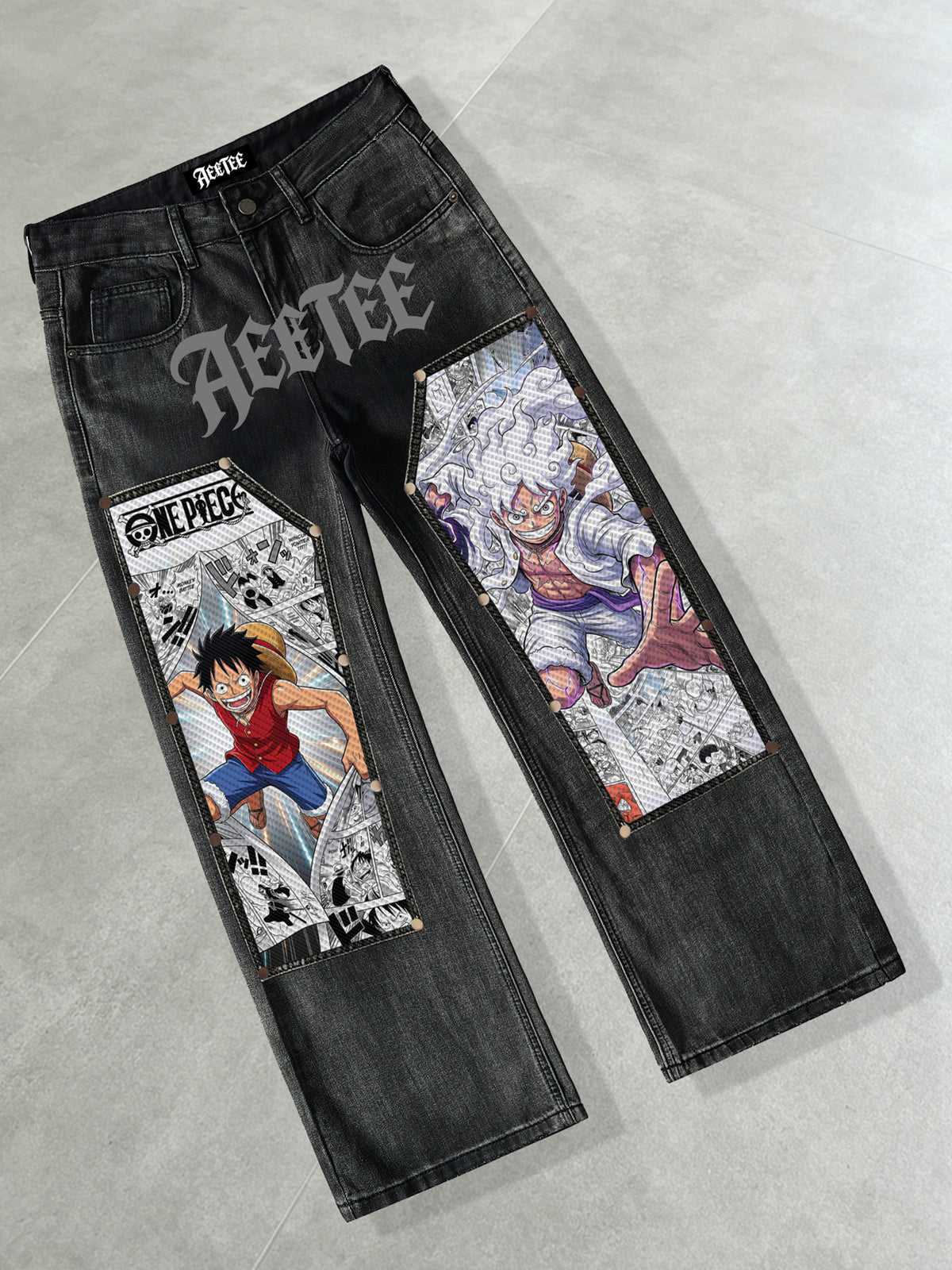 Straw hat & Gear 5 Luffy Denim Jeans