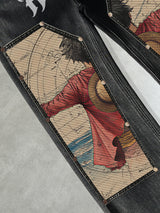 Classic D.Luffy Back View Denim