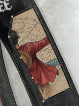 Classic D.Luffy Back View Denim