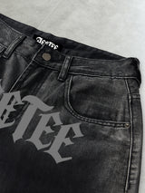Classic D.Luffy Back View Denim Jeans