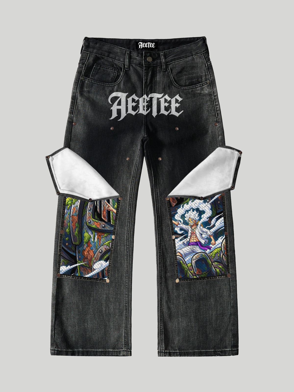 Giant vs Gear 5 Luffy Denim