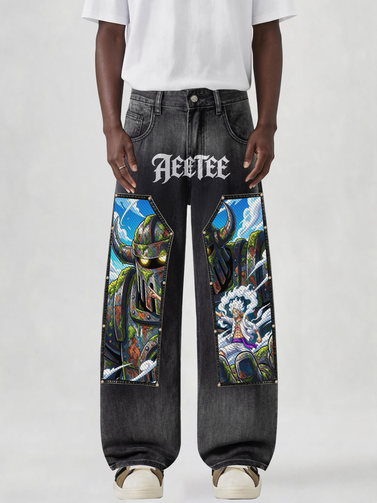Giant vs Gear 5 Luffy Denim