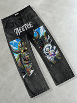 Giant vs Gear 5 Luffy Denim