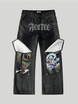 Giant vs Gear 5 Luffy Patches Denim