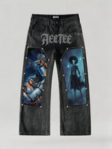 Franky & Brook Splicing rivets Patches Denim