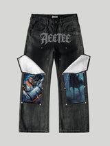 Franky & Brook Splicing rivets Patches Denim