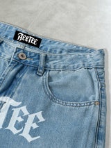 One Piece Streetwear Denim Jeans