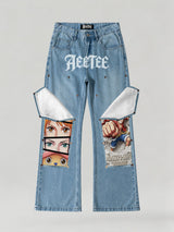 One Piece Streetwear Denim Jeans
