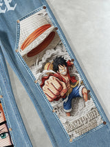One Piece Streetwear Denim Jeans