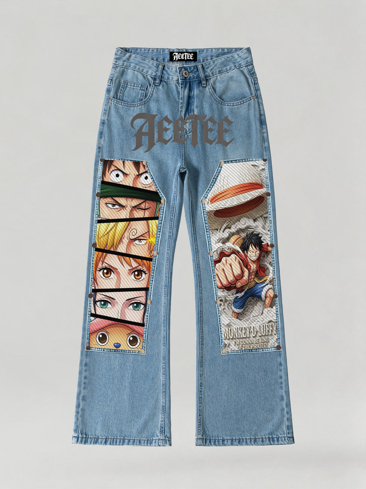 One Piece Street wear Denim Jeans