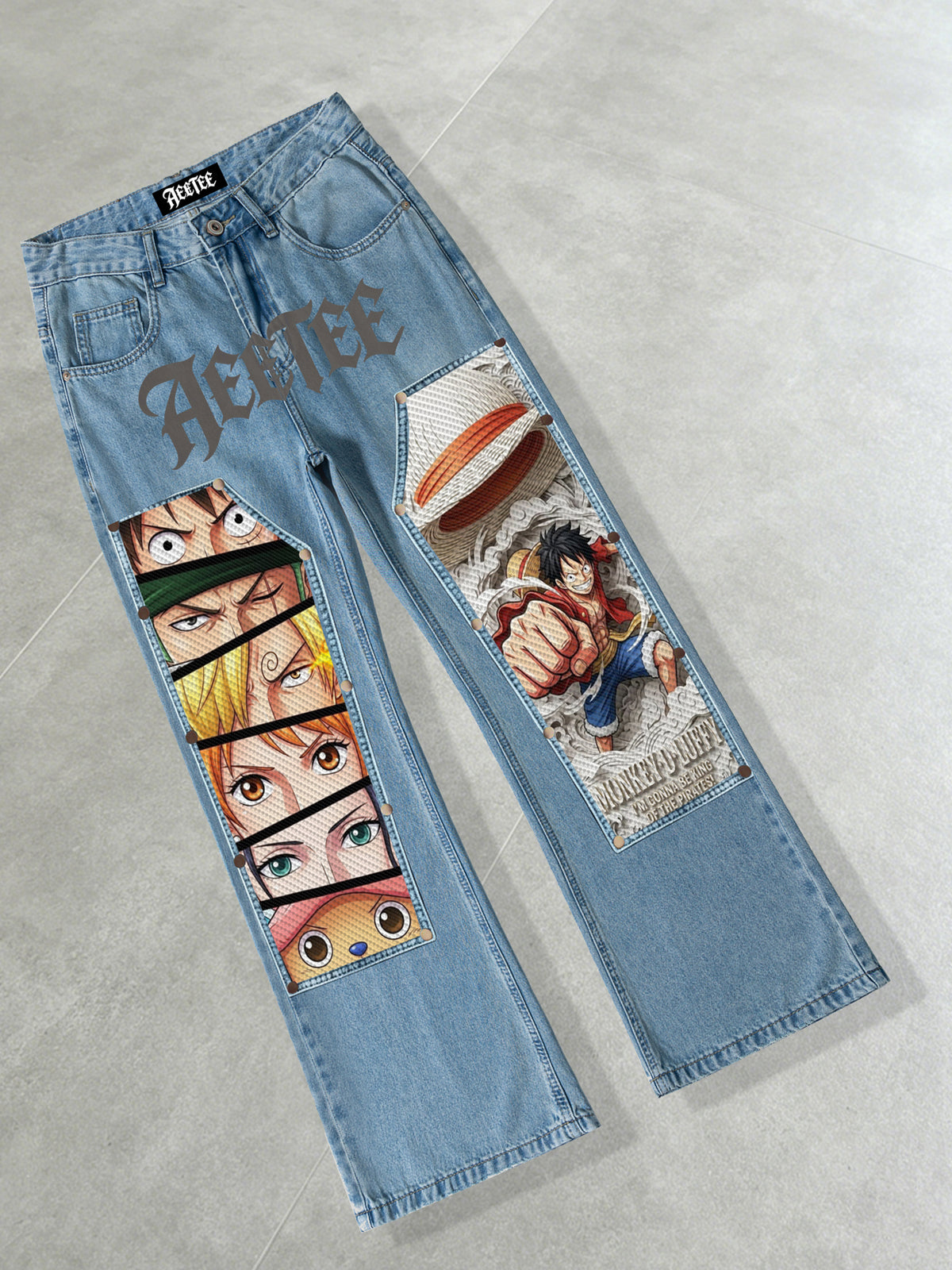 One Piece Street wear Denim Jeans