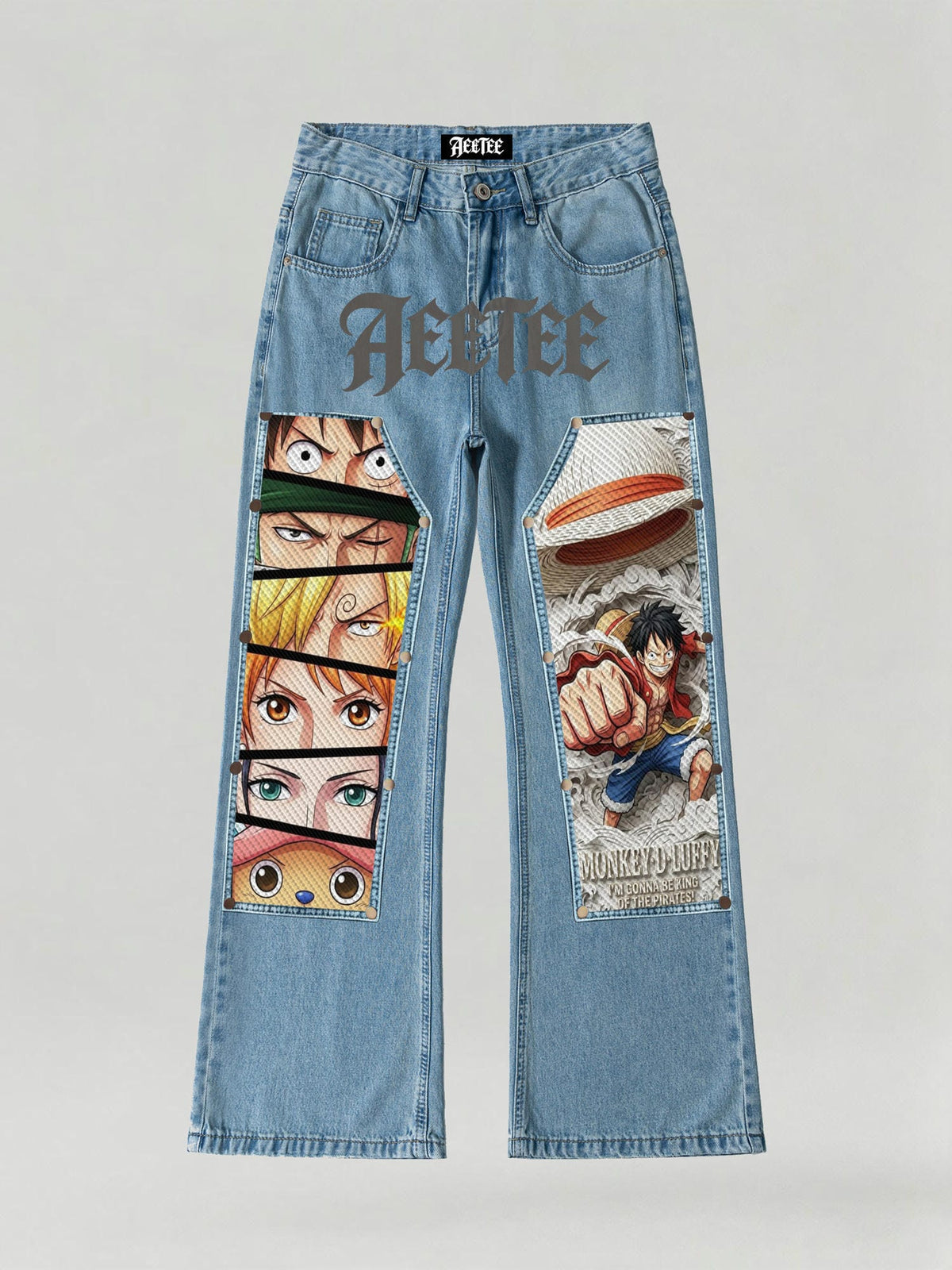 One Piece Street wear Denim Jeans