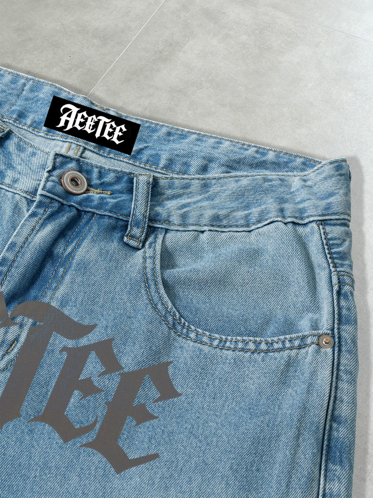 One Piece Street wear Denim Jeans