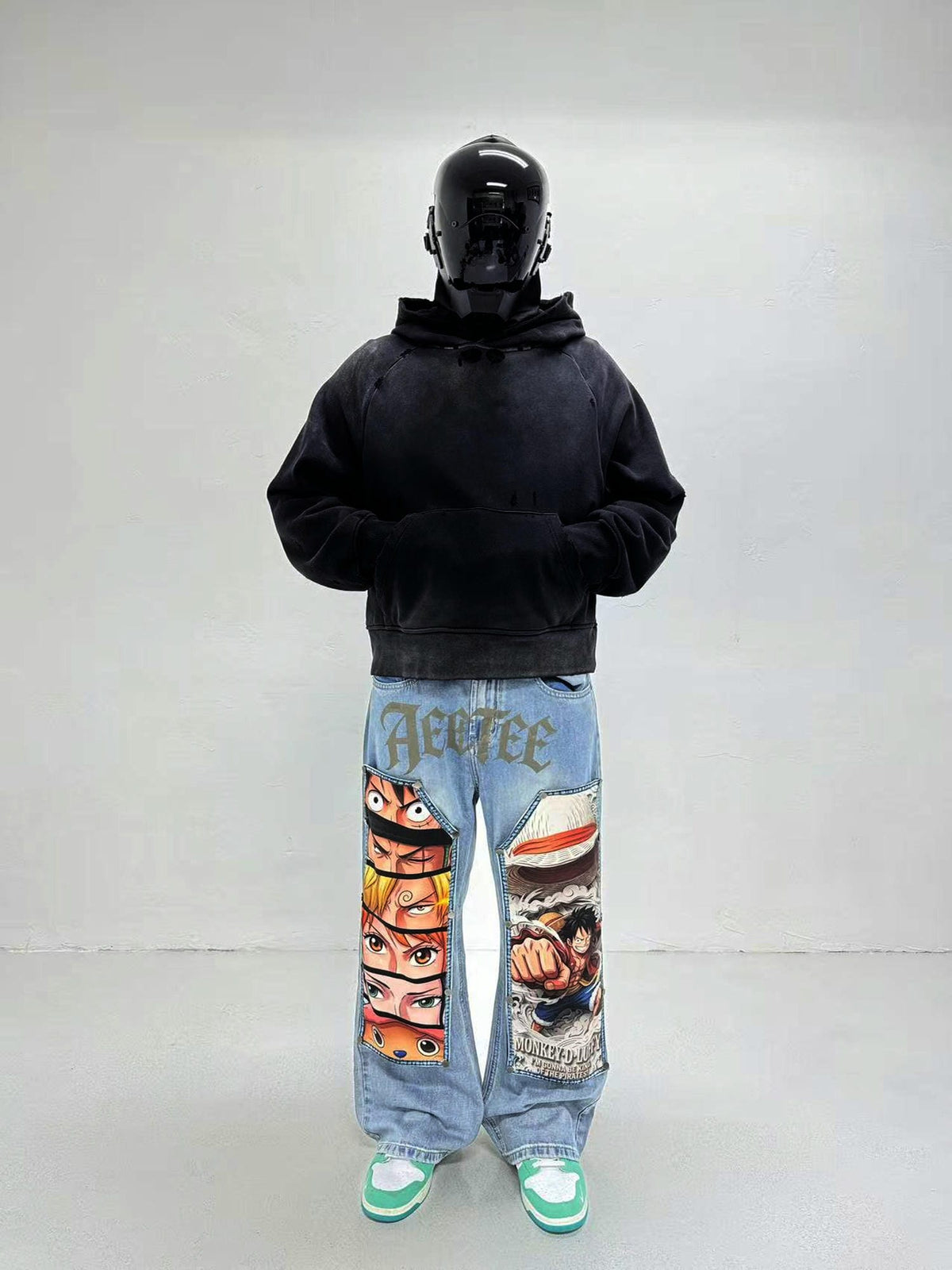 One Piece Street wear Denim Jeans