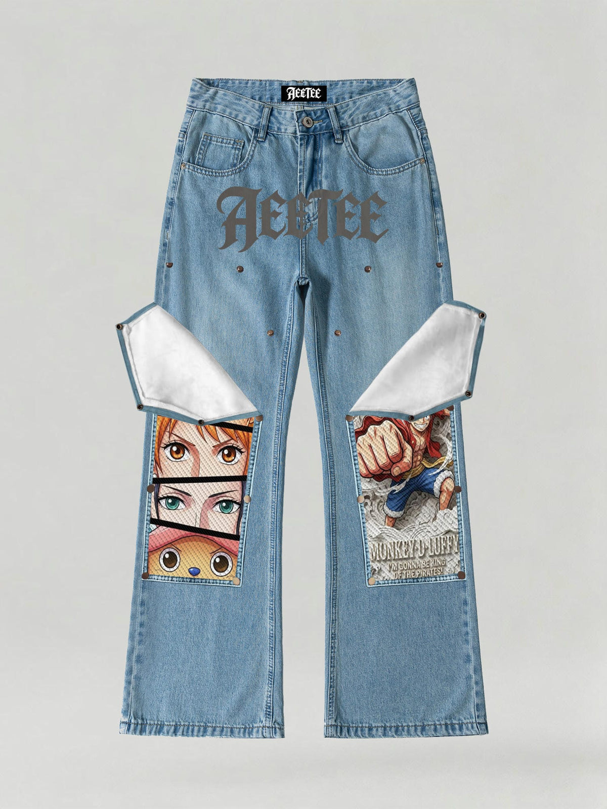 One Piece Street wear Denim Jeans