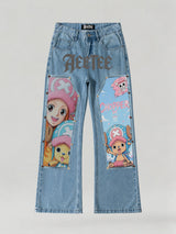 Nami & Chopper Snap-On Patch Denim