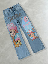 Nami & Chopper Snap-On Patch Denim