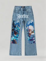 Gear 5 D. Luffy & Kaido Blue Dragon Jeans