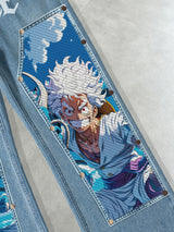 Gear 5 D. Luffy & Kaido Blue Dragon Jeans