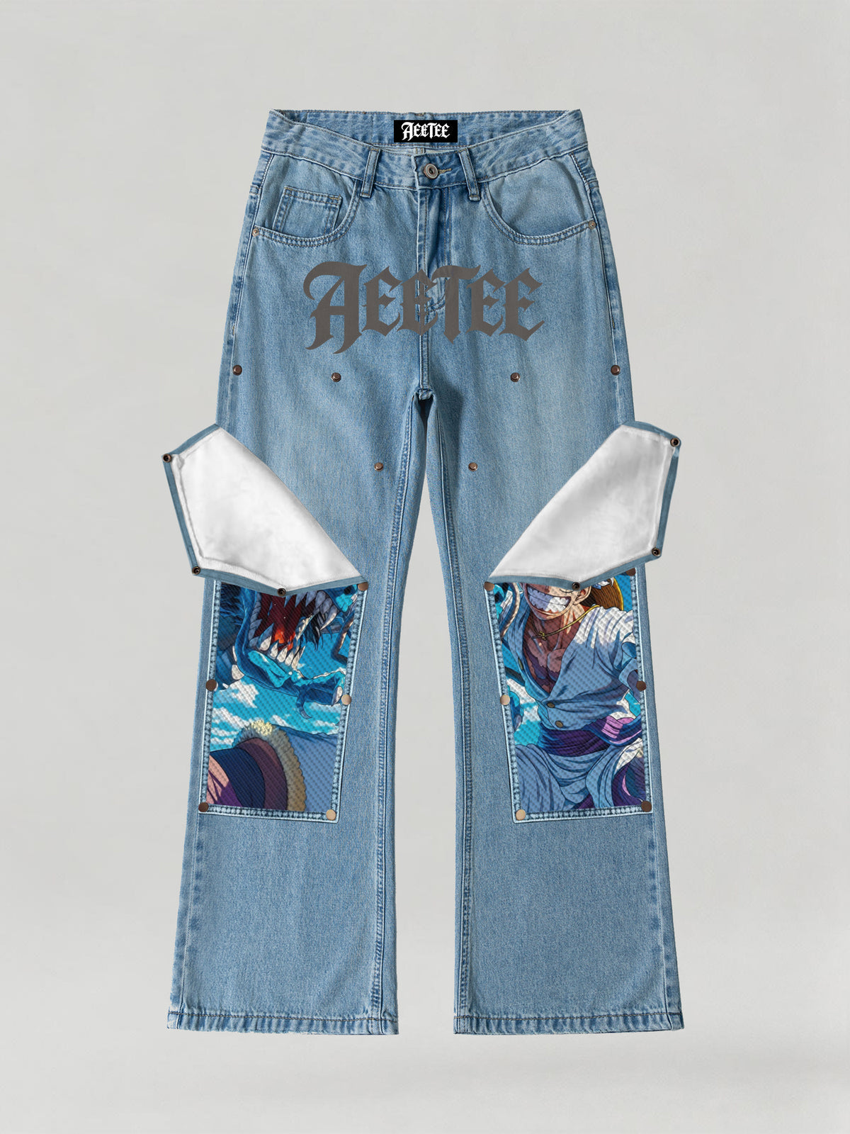 Gear 5 D. Luffy & Kaido Blue Dragon Jeans