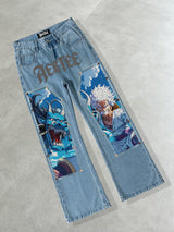 Gear 5 D. Luffy & Kaido Blue Dragon Jeans