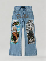 One Piece Silvers Rayleigh Blue wash Jeans