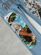 One Piece Silvers Rayleigh Blue wash Jeans