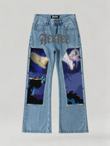 One Piece Kaido & Lurry Gear 5 Flare Jeans