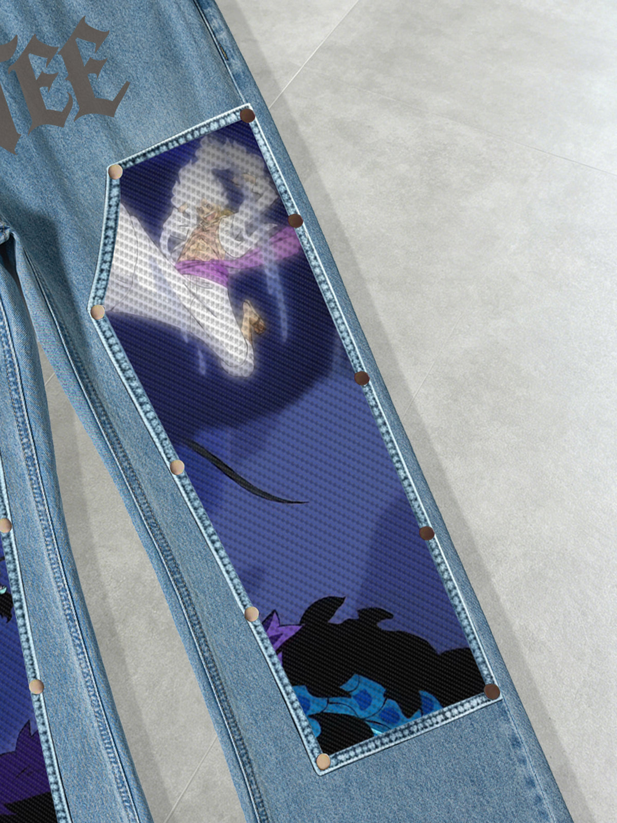 One Piece Kaido & Lurry Gear 5 Flare Jeans
