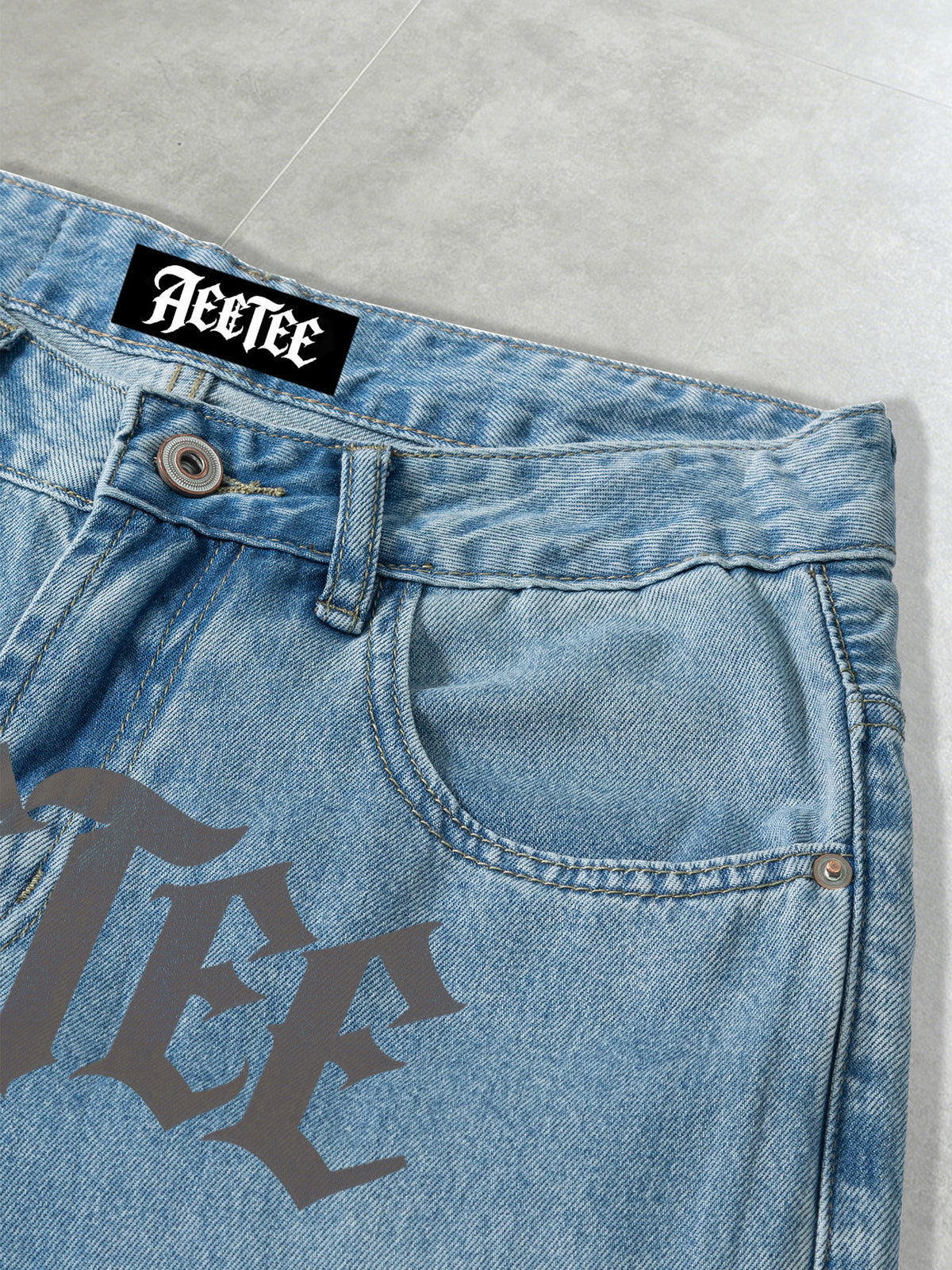 Luffy Gear 5 & Human Beast Kaido Flare Jeans