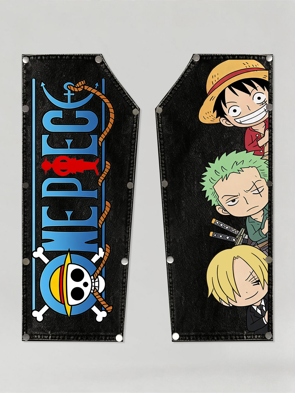Super Q One Piece Anime Snap-on Patches