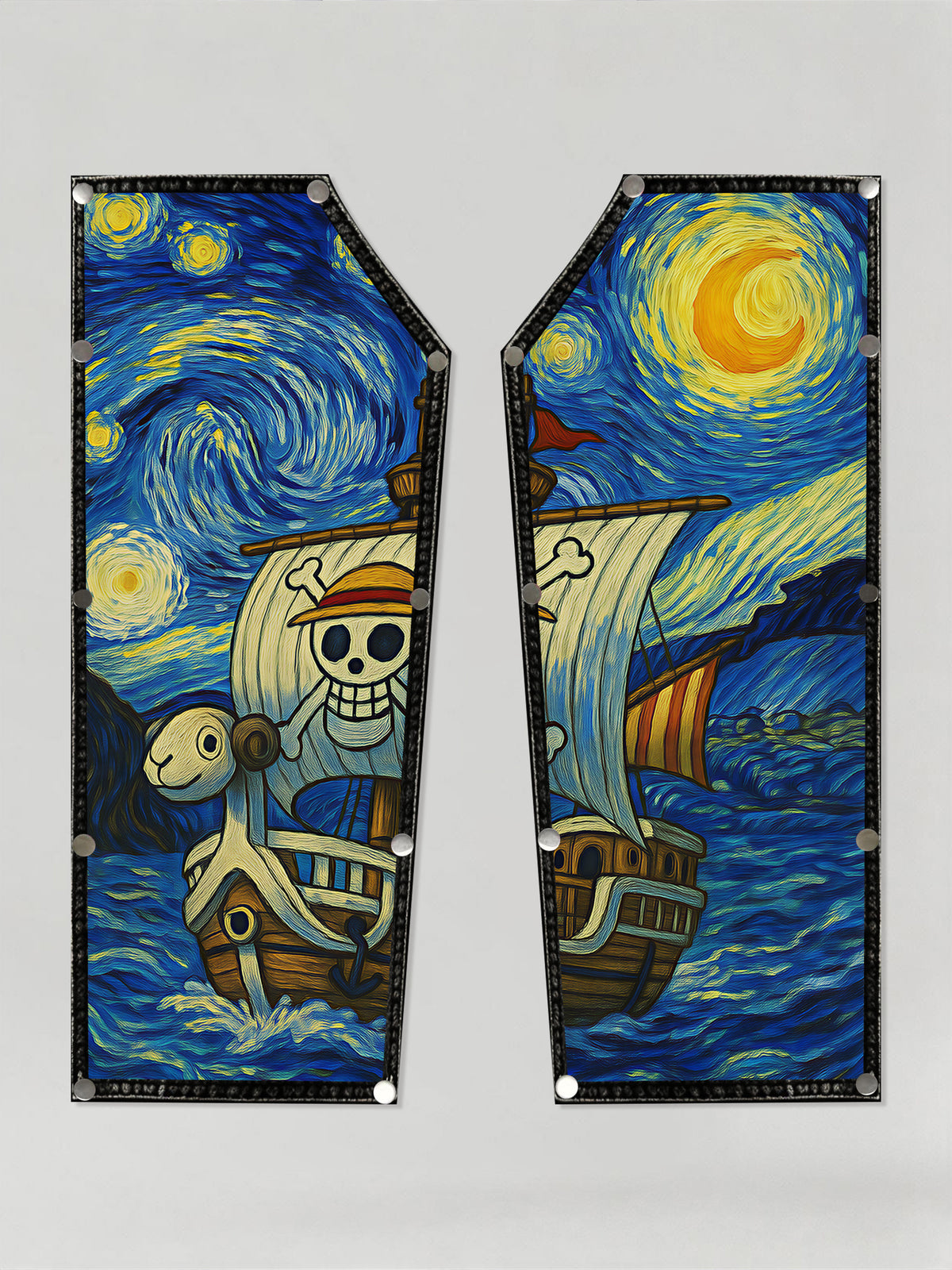 Van Gogh One Piece anime Print Patches