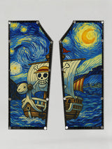 Van Gogh One Piece anime Print Patches