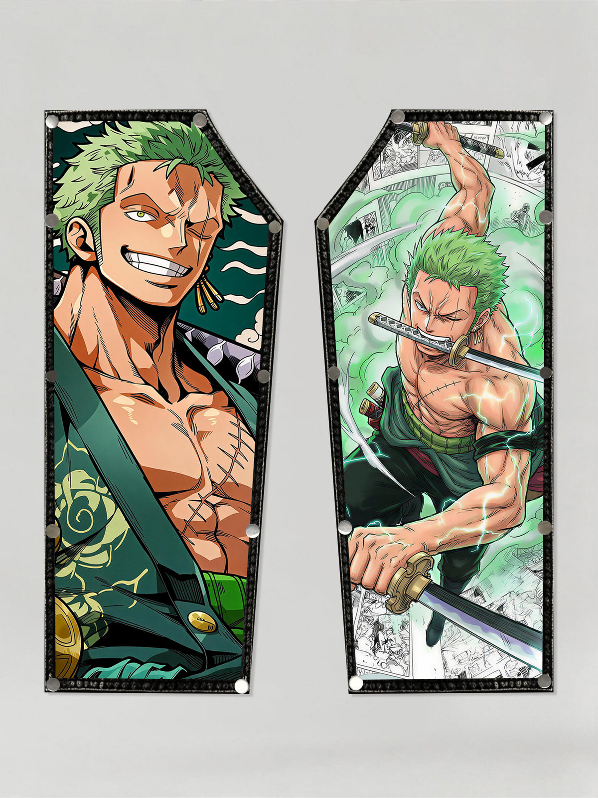 Roronoa Zoro snap-on DTG Print patches