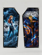 Nami & Sanji anime Snap-On Patches